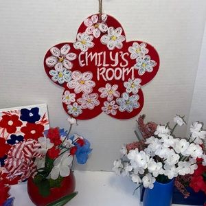 Fun Decor Wall or Door Sign for Dorm or Teen Room “Emily’s Room” Hand Painted